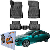 Trimak Autofußmatten kompatibel mit Mercedes A Klasse Limousine V177 ab 2019 Auto Allwetter Gummimatten