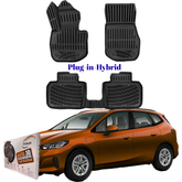 Trimak Autofußmatten kompatibel mit BMW 2'er U06 Active Tourer Plug-in-Hybrid Auto Allwetter Gummimatten