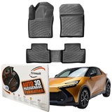 Trimak Autofußmatten kompatibel mit Toyota C-HR 2.Gen 1.8 Hybrid ab 2024 Auto Allwetter Gummimatten