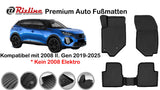Premium Autofußmatten kompatibel mit Peugeot 2008 II 2019 - 2025 Gummimatten