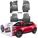 Trimak Autofußmatten kompatibel mit Peugeot 2008 Hybrid 2.Gen ab 2023 Auto Allwetter Gummimatten