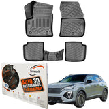 Trimak Autofußmatten kompatibel mit Peugeot e-2008 Elektromotor ab 2020 Auto Allwetter Gummimatten