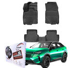 Trimak Autofußmatten kompatibel mit Peugeot 3008 3.Gen Hybrid ab 2024 Auto Allwetter Gummimatten