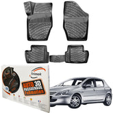 Trimak Autofußmatten kompatibel mit Peugeot 307 Auto Allwetter Gummimatten