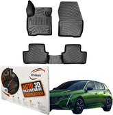 Trimak Autofußmatten kompatibel mit Peugeot 308 Elektro ab 2023 Auto Allwetter Gummimatten