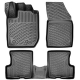 Trimak Autofußmatten kompatibel mit DACIA DUSTER 4x2 2.Gen 2018 - 2022 *nicht für Prestige-Paket* Auto Allwetter Gummimatten