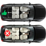 3D Auto Fußmatten & Sitzer Kofferraumwanne Set Kompatibel mit VOLVO XC90 2.Gen Benzin / Diesel ab 2015