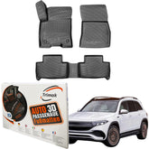 Trimak Autofußmatten kompatibel mit Mercedes-Benz EQB (X 243) ab 2021 Auto Allwetter Gummimatten