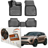 Trimak Autofußmatten kompatibel mit Range Rover Evoque 2.Gen 2019-2025 Auto Allwetter Gummimatten