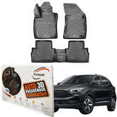 Trimak Autofußmatten kompatibel mit MG ZS EV seit 2021 Auto Allwetter Gummimatten