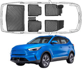 3D Fußmatten & Untere Kofferraumwanne Auto Set Kompatibel mit MG ZS EV seit 2021