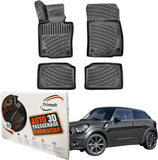 Trimak Autofußmatten kompatibel mit Mini Paceman Auto Allwetter Gummimatten