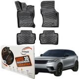 Trimak Autofußmatten kompatibel mit Range Rover Velar 2017 - 2024 Auto Allwetter Gummimatten
