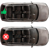 3D Auto Fußmatten & Kofferraumwanne Set Kompatibel mit VW Tiguan Allspace *Sitzordnung für 7 Personen