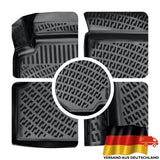 Rizline Kompatibel mit PEUGEOT 207 2006-2015 Autofußmatten 3D Gummimatten