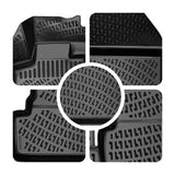 Rizline kompatibel mit Skoda Karoq Autofußmatten 3D Gummimatten