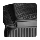Rizline kompatibel mit VW Polo IV Typ 9N & 9N3 2001-2009 Autofußmatten 3D Gummimatten