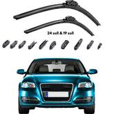 Trimak Flat Wiper Blade Scheibenwischer-Set AUDI A3 2003-2012 8P 24 & 19 zoll (60 & 47,5 cm)