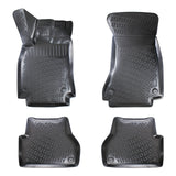 3D Fußmatten & Kofferraumwanne Auto Set Kompatibel mit Audi A4 Kombi 2007 - 2015 B8
