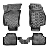 Rizline kompatibel mit Opel Astra G 1998-2004 Autofußmatten Allwetter 3D Gummimatten