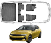 3D Fußmatten & Kofferraumwanne Auto Set Kompatibel mit Opel Astra L Electric