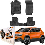 Trimak Autofußmatten kompatibel mit Jeep Avenger e-Hybrid ab 2015 Auto Allwetter Gummimatten