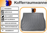 Trimak BMW X5 (E53) 1.Gen. 1999 - 2006 Kofferraummatte Kofferraumwanne
