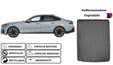 Trimak Kofferraumwanne kompatibel mit BMW 5ér G60 ab 2024 Sedan Limousine Kofferraummatte
