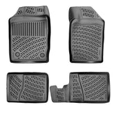 Rizline kompatibel mit Renault Clio II Typ B 1998–2012 Autofußmatten Auto Allwetter 3D Gummimatten