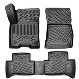 Trimak Autofußmatten kompatibel mit Mercedes-Benz EQA H 243 ab 2021 Auto Allwetter Gummimatten