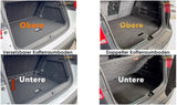 Trimak Untere Kofferraumwanne kompatibel mit Mazda CX3 (2015 - 2022) Kofferraummatte