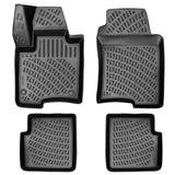 3D Fußmatten & Kofferraumwanne Auto Set Kompatibel mit Fiat Panda Hybrid 2020-2024