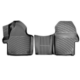 Trimak Autofußmatten kompatibel mit Mercedes SPRINTER 2006–2018 W906 Kleinbus Auto Allwetter Gummimatten