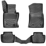 Rizline kompatibel mit BMW X3 E83 2003–2010 Autofußmatten Gummimatten