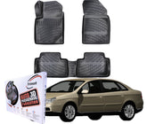 Trimak Autofußmatten kompatibel mit Citroën C5 1.Gen Typ DC/DE 2001-2008 Auto Allwetter Gummimatten