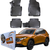 Trimak Autofußmatten kompatibel mit MAZDA CX-5 KF 2.Generation (ab 2017) Auto Allwetter Gummimatten