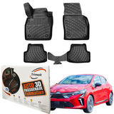 Trimak Autofußmatten kompatibel mit Mitsubishi Colt 7.Gen ab 2023 Auto Allwetter Gummimatten
