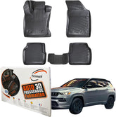 Trimak Autofußmatten kompatibel mit Jeep Compass 2.Gen 2017 - 2025 Auto Allwetter Gummimatten