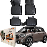 Trimak Autofußmatten kompatibel mit MINI Countryman 2.Generation (seit 2017) Auto Allwetter Gummimatten