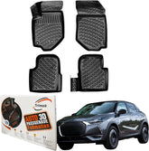 Trimak Autofußmatten kompatibel mit DS 3 Crossback Auto Allwetter Gummimatten
