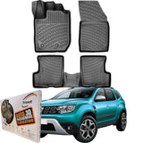 Trimak Autofußmatten kompatibel mit DACIA Duster 4x2 2.Gen. Facelift 2022 - 2024 Auto Allwetter Gummimatten