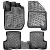 3D Fußmatten & Kofferraumwanne Auto Set Kompatibel mit Dacia Duster 4X4 2.Gen 2018 - 2024 Beifahrersitz mit Ablagefach