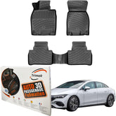 Trimak Autofußmatten kompatibel mit Mercedes-Benz EQE Sedan V295 Auto Allwetter Gummimatten