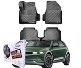 Trimak Autofußmatten kompatibel mit HYUNDAI IONIQ 5 Verschiebbare Mittelkonsole ab 2021 passgenaue Gummimatten