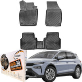 Trimak Autofußmatten kompatibel mit SKODA ELROQ ab 2025 Auto Allwetter Gummimatten