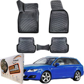 Trimak Autofußmatten kompatibel mit Seat EXEO 2008-2013 Auto Allwetter Gummimatten