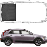 Trimak Kofferraumwanne kompatibel mit Kia NIRO Hybrid ab 2016 Obere Kofferraummatte