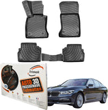 Trimak Autofußmatten kompatibel mit BMW 7er F01 2008-2015 Auto Allwetter Gummimatten