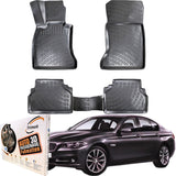 Trimak Autofußmatten kompatibel mit BMW 5ér F10 & F11 2010 - 2013 Auto Allwetter Gummimatten
