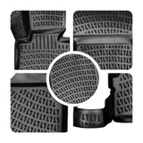 Rizline Gummimatten kompatibel mit BMW 1ér F20 2011–2019 Autofußmatten Auto Allwetter